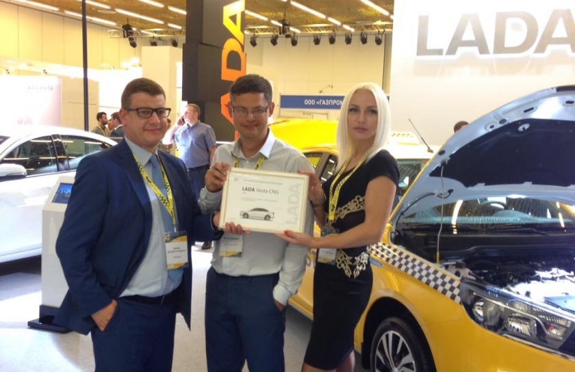 LADA Vesta CNG поступила на тестирование в Московское такси
