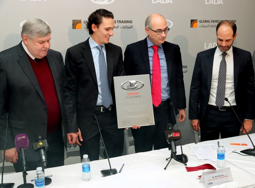В Иордании открылся первый салон LADA
